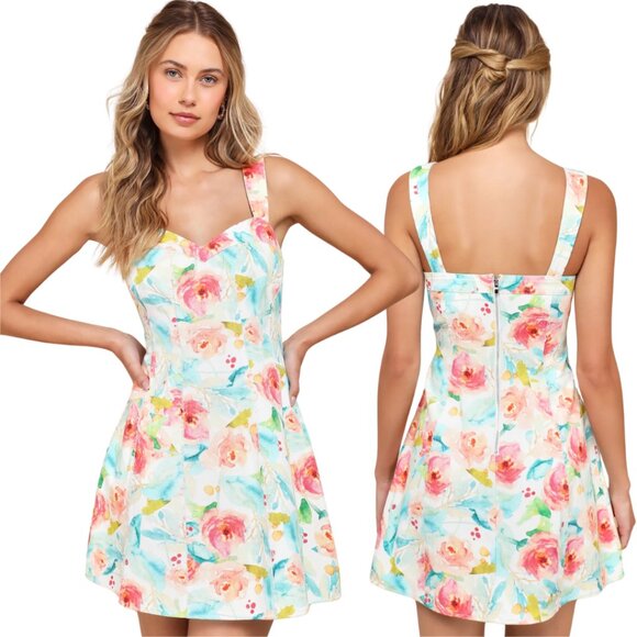 Lulu's Floral dress - Picture 1 of 16